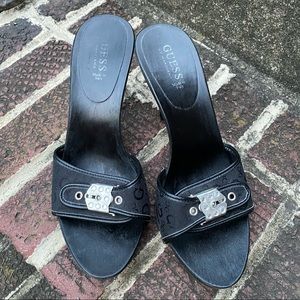 Vintage Guess by Marciano Black Kitten Heel